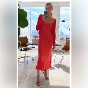 J. Crew Gwyneth Cupro Blend Slip Dress — size 6